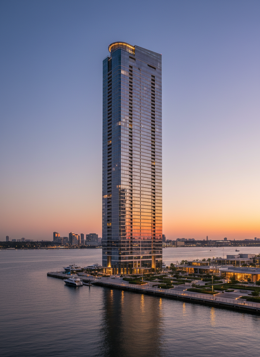 Harbourfront residential tower